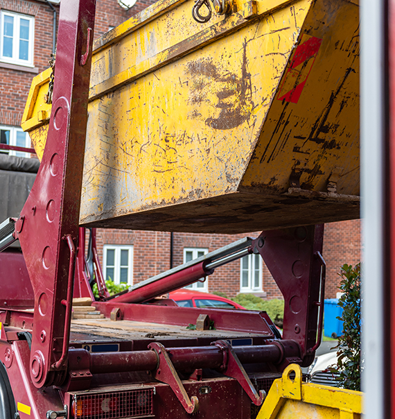 Book 8 yard skip hire online in Hebden Bridge